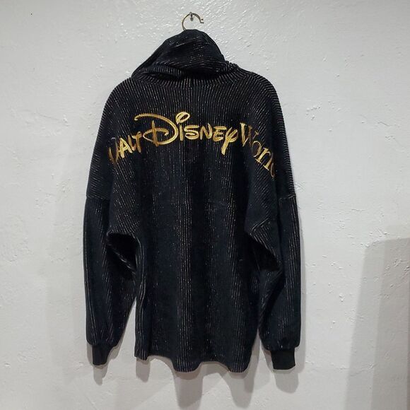 Disney 50th Anniversary Luxe Spirit Jersey in Black and Gold Size M - Picture 4 of 11